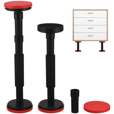 Two Adjustable Furniture Feet, Bed Frame Support Legs, Easy to Assemble, Durable, Sturdy and Reliable, Suitable for Multiple uses.
