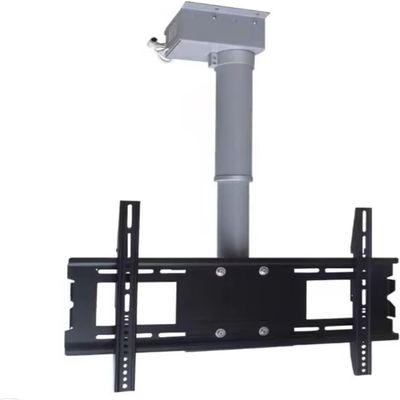 Electric Ceiling TV Mount Bracket with Remote Control, Adjustable TV Lift for Home Theater and Living Room Space Saving Solution