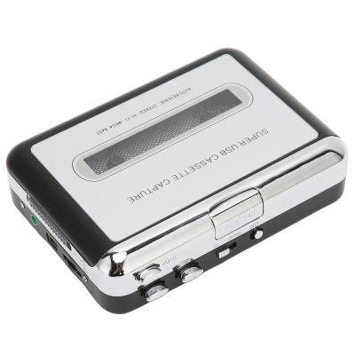 SUNGOOYUE Portable Cassette Player to MP3 Converter with USB Power, ABS Material, Headphones, Software Included, for PC and Laptop Audio Recording