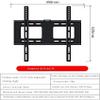 Fixed TV Wall Mount Bracket for 40-70 Inch Sns, Tilt Adjustment with Spirit Level for Easy Installation, Space-Saving Solution for Living Rooms and Bedrooms view 2
