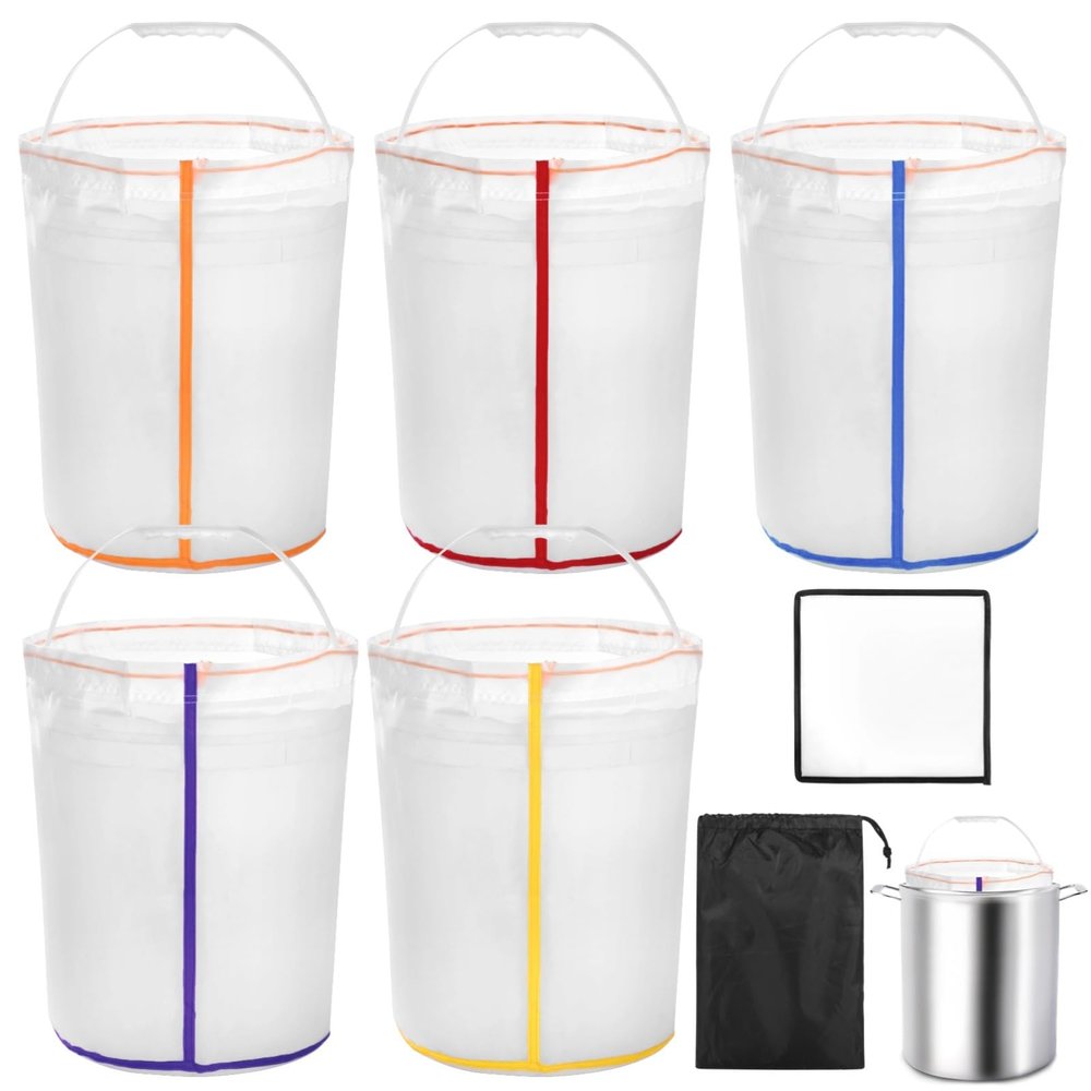 5 Gallon Mesh Filter Bags With Storage Bag