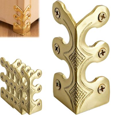 Baseboard Corner Protectors, Baseboard Corner Protectors Brass, Dust Corners for Stairs, Vintage Solid Brass Skirting Board Protectors, Solid Skirting Board Corner Protector (#3,10pcs)