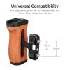Accsoon Side Handle Handgrip for CineView M7 Pro Camera Monitor with 1/4"-20 Threaded Holes, 35mm Up and Down Adjustable Reversible Grip for Monitor/Smartphone/iPad/Tablet/DSLR Camera Cages(1 Pair view 2