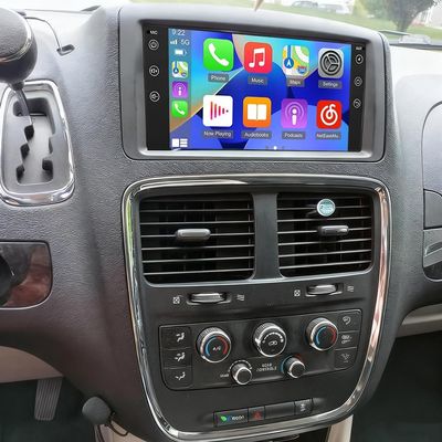 10 inch Double Din Car Stereo for Dodge Grand Caravan 2011 2012 2013 2014 Head Unit, 2+32G Touchscreen Upgrade Radio for Grand Caravan with Wireless Carplay Android Auto Backup Camera FM/RDS DSP
