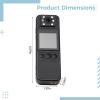 byepica 1080P Body Camera with 180 Rotating Lens, Ir Night Vision, 1.3 LCD Display, Includes Clip & Cable, Supports 256Gb Tf Card view 3