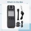 byepica 1080P Body Camera with 180 Rotating Lens, Ir Night Vision, 1.3 LCD Display, Includes Clip & Cable, Supports 256Gb Tf Card view 4