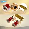 HQRP 3x25 Opera Glasses Theater Binoculars, w/Crystal Clear Optic (CCO), Burgundy with Golden Trim, w/Necklace Chain, for Adults Kids Women in Musical Concert Sport Events etc. view 2