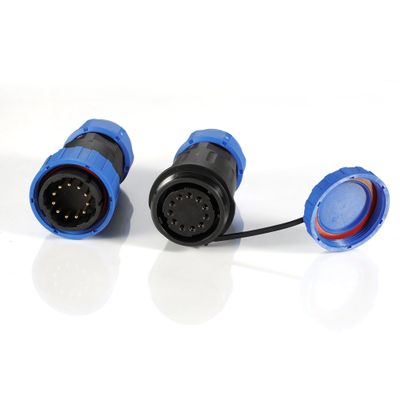ZBLZGP TY32 Quick-Connect 11 Pin Circular Connector, High-Current 18AWG IP67 Waterproof Aviation Plug, Screw-Crimp for Extreme Environments, Industrial Machinery, Power Distribution