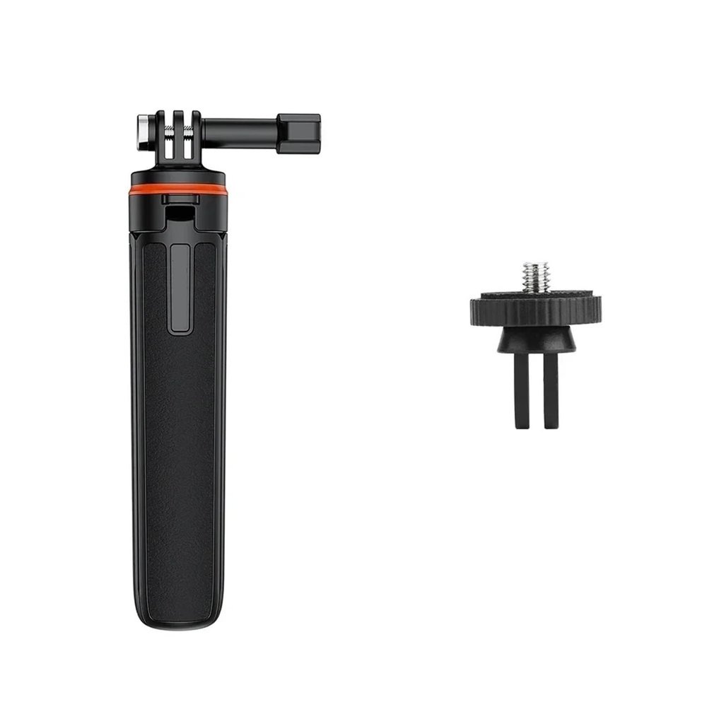 Compatible for Insta360 X5/Compatible for GoPro 13/Compatible for Action 5 Pro - Foldable Extension Selfie Stick, 20In Pole with Tripod, Travel Vlog Video Live Camera Holder