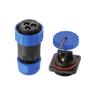 ZBLZGP TY32 3-Pin Waterproof Connector, Screw-Crimp Aviation Plug & Socket Set, Quick Disconnect Male Female Pair, 10AWG Cable Gauge for Power Equipment view 1