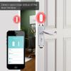 Smart Door and Window Sensor for Zigbee 3.0 Wireless Detector for Alarm Systems with Magnetic Contact ABS White view 2