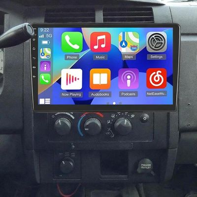 10" Car Stereo Radio for Dodge Dakota 2009 2010 2011 with Wireless Carplay, 2+32G Touch Screen Double Din Radio Head Unit GPS Navi Android 14 Bluetooth Stereo Backup Camera WiFi Mirror Link 2+32G