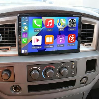 10"Double Din Car Radio for Dodge Ram 1500 2500 3500 2006-2008 with Wireless Carplay Android Auto Touchscreen Upgrade for Dodge Ram Bluetooth Stereo GPS Navigation Head Unit WiFi Mirror Link SWC 2+32G