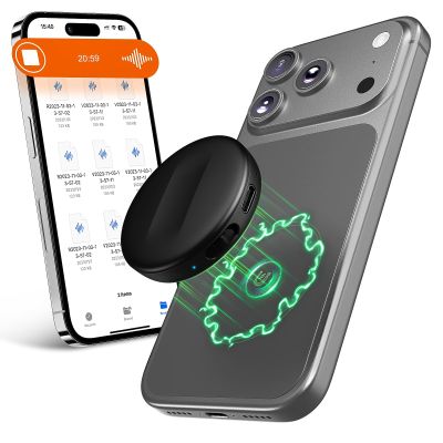 136GB Magnetic Voice Activated Recorder - (9800Hours) Portable Dictaphone Digital Voice Recorder with Playback for Lectures Meetings, Tap Recording Device with AI-Intelligent Triple Noise Reduction