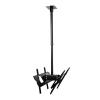 Adjustable Ceiling TV Mount Bracket - Tilt & Swivel for 32-65" LED Screens, Dual-Screen Wall Mount Stand, Ideal for Home & Office Use, Space-Saving Design view 4