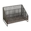  CD Storage Rack Organizer Sleek Modern Display Rack Disc Holder Tabletop Contemporary Multi Purpose Accessory CD Holder, Black view 1