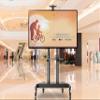 CHENWMZ TV Mounts,Mobile TV Stand, 15 Pitch Fine Adjustment TV Cart Trolly Height Adjustable Floor TV Stand for 32-75 inch Flat Curved TV/Black / 720x700mm view 3