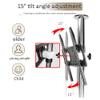 CHENWMZ Full Motion Rotation Tilt Swivel Shield TV Mount - LCD TV 360 Degree Rotating Frame Floor Stand, Height Adjustable TV Stand and Wall Mount, TV Cabinet Rotating Base (66-8 view 4