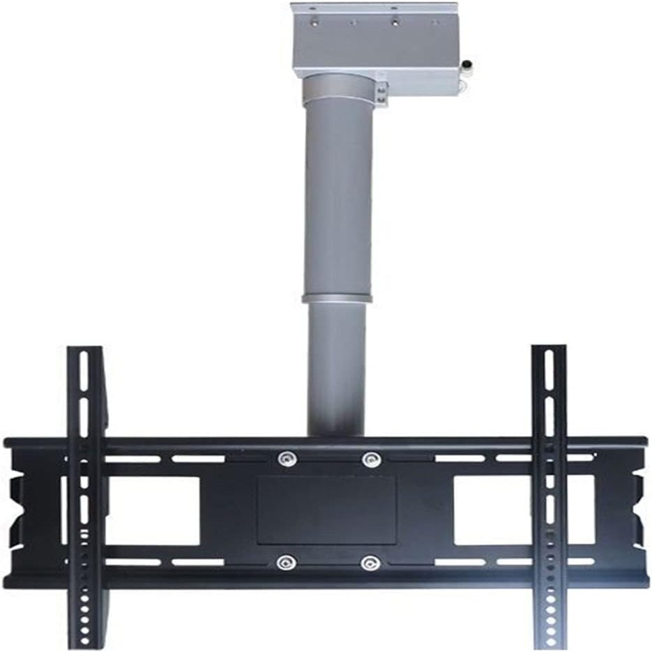 CHENWMZ Electric Ceiling Tv Mount, Motorised Tv Bracket, Adjustable Ceiling Tv Mount Bracket, with Remote Control Motorized Tv Stand,Black-30cm(Black 100cm)