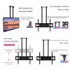 CHENWMZ Monitor Mount,tv Wall Mount, Adjustable TV Mount Bracket, Ceiling TV Mount, 2 Post Single Screen TV Mount, Tilt TV Mount for 60-120 Inch TVs, Ceiling Mount, Max(One Colo view 3