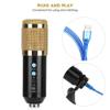 WiseZythum USB Condenser Microphone, Professional Studio Recording Mic with Tripod Stand, High Sensitivity Adjustable Angle Microphone for PC, Podcast, Gaming, Streaming, Home Studio, (Gold) view 4