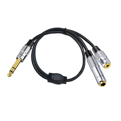 1/4" Male to /4" Female+/8" Cable Stereo Socket Cord Headphone Extension Cable Replacements