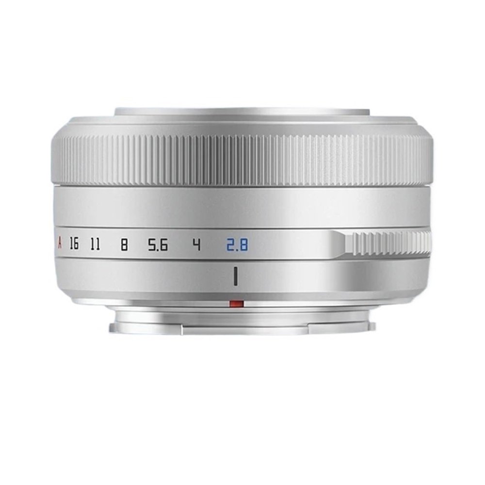 Compatible for Sony E 27mm F2.8 APS-C Auto Focus Prime Lens for X XF Z Mount STM APS-C Eye Perception for XA7 XT100(XF,Sliver)