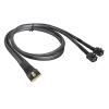 ABKMXZKD MI NI SlimSAS SFF-8654 8i 4.0 to 2X S*A*S HD SFF-8643 Server Connection Cable(0.5m) view 4