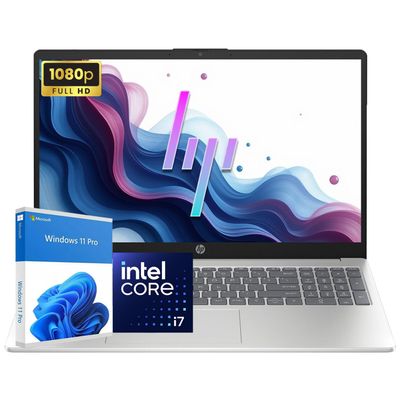 HP Laptop 15 | Intel i7-1255U 10-Core Processor | 64GB DDR4 RAM | 2TB PCIe SSD | 15.6" FHD 1080p Display | Windows 11 Pro | Thin Notebook with Ultrabook-Level Performance for Work & Study
