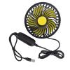 Eujgoov Car Dashboard Aromatherapy Fan USB Vent Fan for Cars & Trucks Powerful Multi Directional Electric for Rear Seats USB Seat for Infants view 1