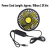 Eujgoov Car Dashboard Aromatherapy Fan USB Vent Fan for Cars & Trucks Powerful Multi Directional Electric for Rear Seats USB Seat for Infants view 2