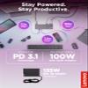 Lenovo ThinkPad USB 4 Smart Dock 5500 w/ 135W Adapter, Supports up to 4 Displays, 100W Power to Laptop, Integrated USB4 Cable, Eclipse Black view 3