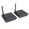 GOWENIC Wireless AV Sender, 2.4GHz 300m Range with Digital Screen and Anti Interference Technology, for PAL NTSC Video Audio 8 Channel Sound Video Sender Plug and Play (US Plug) view 1