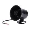 banapoy Wired Alarm Siren Horn, Compact PA Megaphone Speaker, 120dB High Volume Security Siren Horn Megaphone Speaker, Support MP3 Play, for Emergency Vehicles, Marine, Industrial view 1