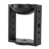 100mm Tripod Head Bowl Riser with 1/4in 3/8in Threaded Holes Aluminum Alloy Half Ball Flat to Bowl Adapter for Tripod Head DSLR Rail Slider view 2