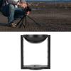 100mm Tripod Head Bowl Riser with 1/4in 3/8in Threaded Holes Aluminum Alloy Half Ball Flat to Bowl Adapter for Tripod Head DSLR Rail Slider view 4