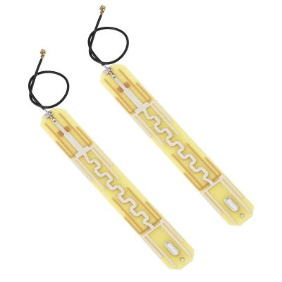 Briny River 2Pcs Dual Band WLAN Antenna IPEX1 Generation Antenna 95x13x1mm 2.4GHz 5.8GHz for WiFi Bluetooth