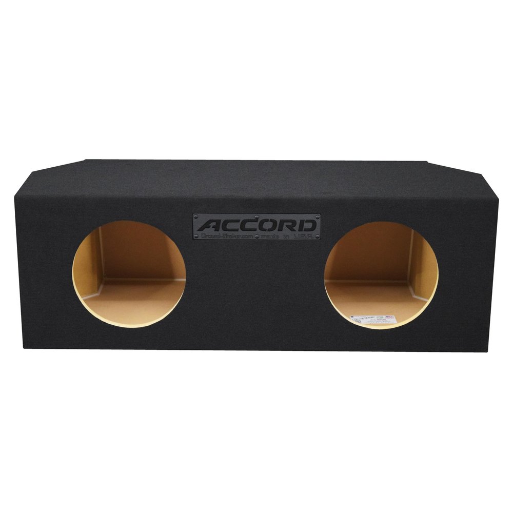 Accord 1994-2025 10" Dual Sealed Sub Box 10" Dual Subwoofer Enclosure Speaker Box Ground Shaker Ground-Shaker Sub Enclosure Car Audio