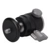 Ball Head Mount Tripod Geared, Mini Aluminum Camera Adapter with 360 Degree Rotation, Universal for SLR and Mirrorless Cameras - Durable Construction, Precise Adjustment, view 3