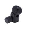 Ball Head Mount Geared Tripod, Mini Aluminum Alloy Ball Head with 1/4 Inch Screw and Hot Shoe Mount Adapter - Adjustable Angle, Durable Lightweight Camera Accessory for (Black Ball) view 2