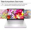 HP 14 Thin & Light Laptop, Intel 4-Core Processor, 16GB RAM, 128GB SSD + 1TB OneDrive (1.1TB), Microsoft 365 Included, Windows 11, w/o Earphone, Student & Home Office view 3