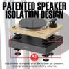 AudioSource Vinyl Record Player, All-in-one Turntable with 2.1 Channel Built-in Speaker, Bluetooth 5.4, 120W, Built-in Subwoofer, High Fidelity 2-Speed Belt Drive, Patented Isolation System, AT33 view 3