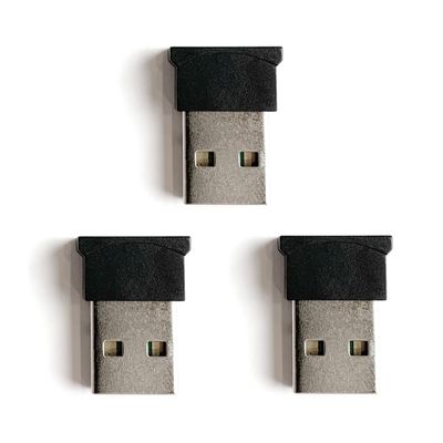 Blue Charm Beacons - Bluetooth BLE iBeacon (BC-U1-USB MultiBeacon) - USB Powered - Long Range BLE 5.0 (Three Pack)