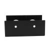 Aqur2020 Under Desk Laptop Holder Metal Under Desk Laptop Rack Easy Installation for Home Office Minimalist Space Saving Design (Black) view 2
