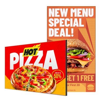32" Digital Signage Disply, 2000nits High Brightness Advertising Display, Slim Fit Frameless Wall Mount Digital Signage, CMS Remote Publish, 24/7 Working, Smart Split-Screen, HDMI/USB/WiFi/Android OS