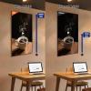 32" Digital Signage Disply, 2000nits High Brightness Advertising Display, Slim Fit Frameless Wall Mount Digital Signage, CMS Remote Publish, 24/7 Working, Smart Split-Screen, HDMI/USB/WiFi/Android OS view 2