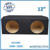 Accord 1994-2025 12" Dual Sealed Sub Box Subwoofer Enclosure Ground Shaker Speaker Box Ground-Shaker view 2