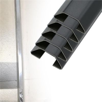12 24 36 48 60 72 79 in Long Wire Guard Raceway Cord Cover, Paintable Stainless Steel Cable Concealer, Wire Lid Cable Raceway for Home/School/Office(B-5 pcs,L Outer Width 48in x 2in)