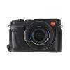 D-Lux 8 Case, Genuine Leather Camera Case Bottom Opening Body Half Base Cover for Leica D-Lux 8 with Neck Strap Lens Cap (Black) view 4