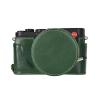 D-Lux 8 Case, Genuine Leather Camera Case Bottom Opening Body Half Base Cover for Leica D-Lux 8 with Neck Strap Lens Cap (Green) view 2